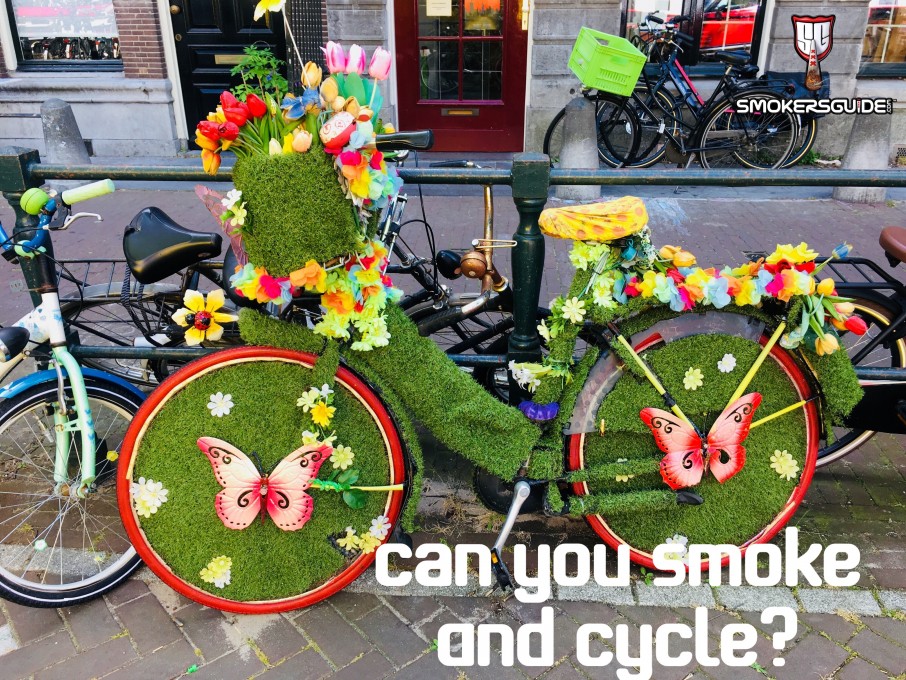 Can you smoke weed and cycle?