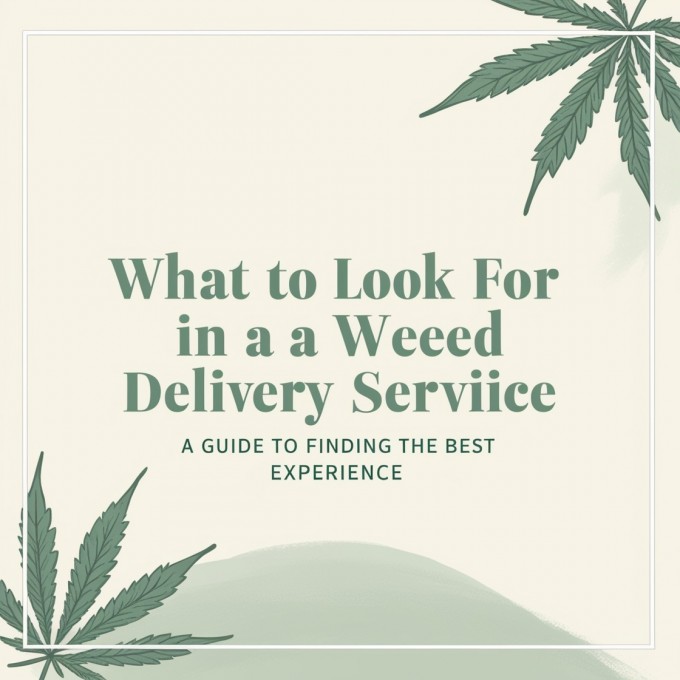 What to Look for in a Weed Delivery Service: A Guide to Finding the Best Experience